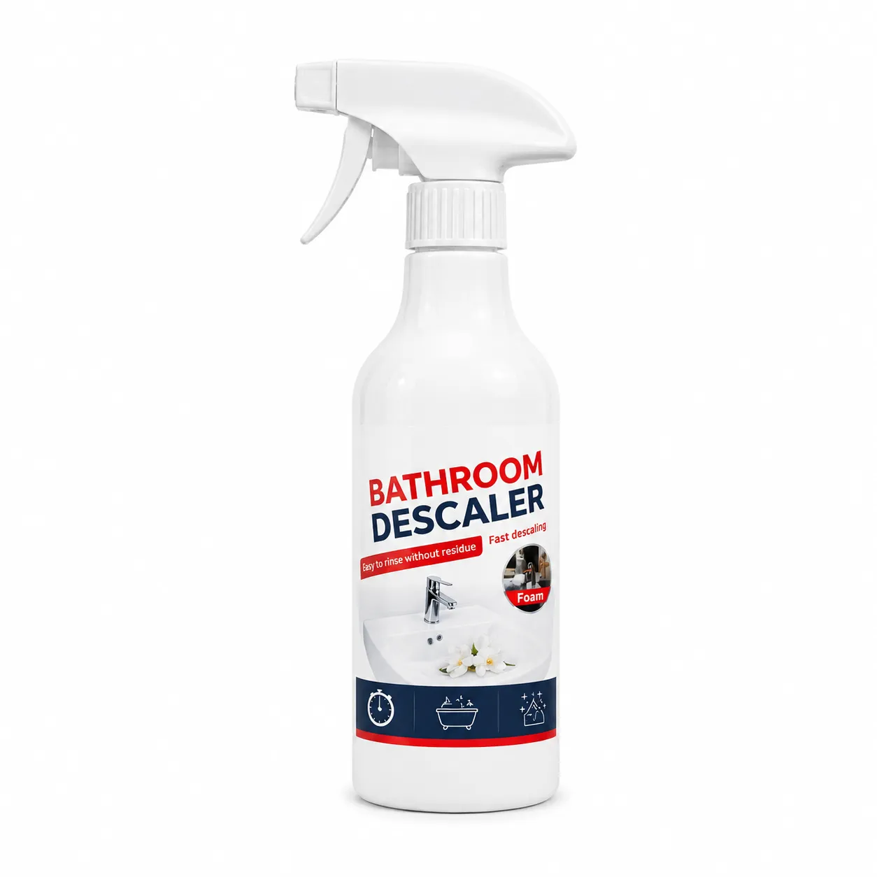 Препарат за почистване на баня и мивки, 300мл, Bathroom Descaler, течен спрей, против варовик и натрупвания, за вана мивка и душ зона фото 6