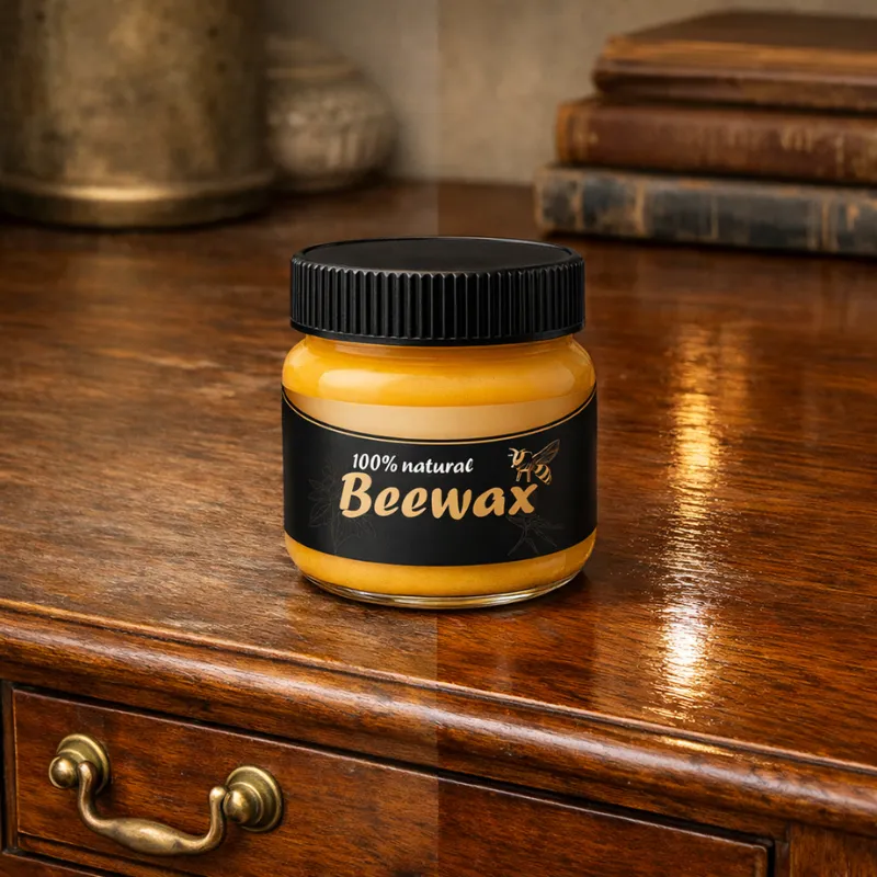 Пчелен восък за дърво, Premium Beeswax Wood Restore, за възстановяване, полиране и блясък на дървени повърхности, намалява видимостта на леки драскотини фото 6