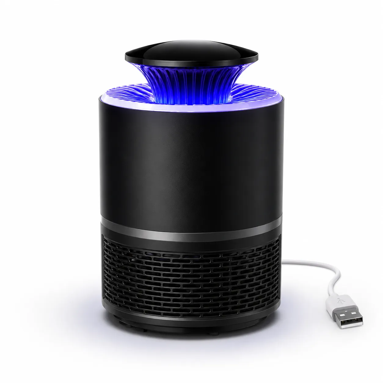 USB LED лампа капан против комари, 5W, с UV светлина и вентилатор, без химикали, за дом и офис фото 6