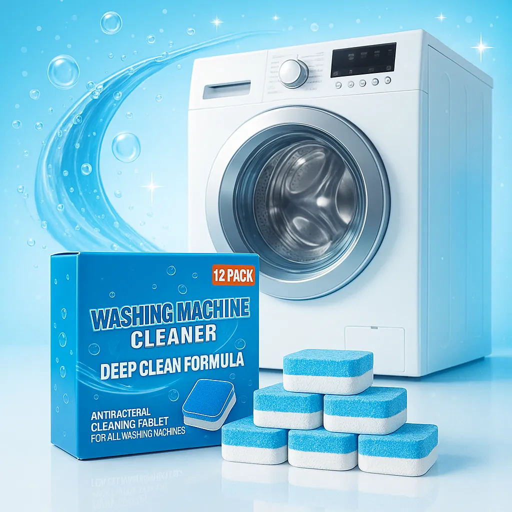 Таблетки за почистване на пералня машина 12бр